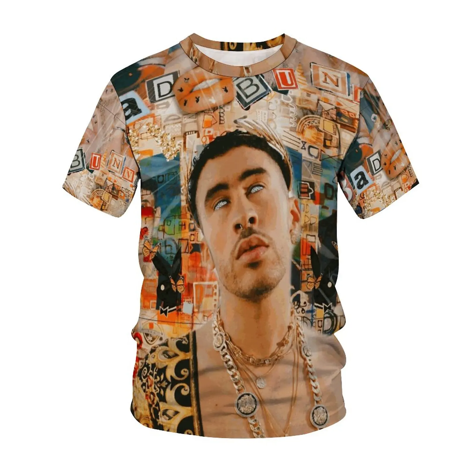 a summer without you bad bunny un Verano sin ti Album 3D T-shirt short-sleeved men Cute Fashion summer Tee shirt men
a summer without you bad bunny un Verano sin ti Album 3D T-shirt short-sleeved men Cute Fashion summer Tee shirt men