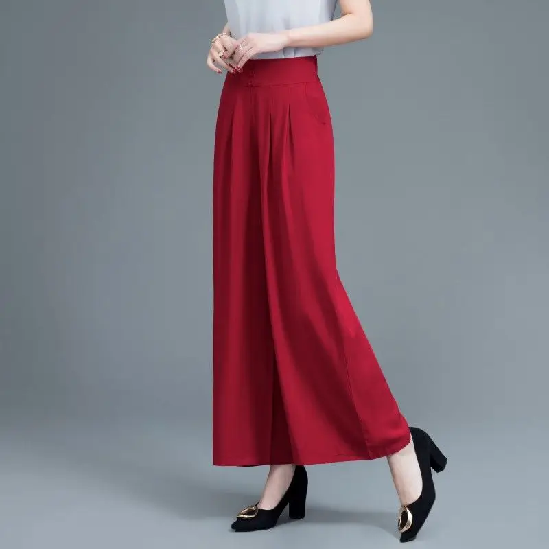 2022 Women Summer New Middle-aged Wide-leg Pants Female High Waist Casual Pants Ladies Cotton Linen Square Dance Pants D177
2022 Women Summer New Middle-aged Wide-leg Pants Female High Waist Casual Pants Ladies Cotton Linen Square Dance Pants D177