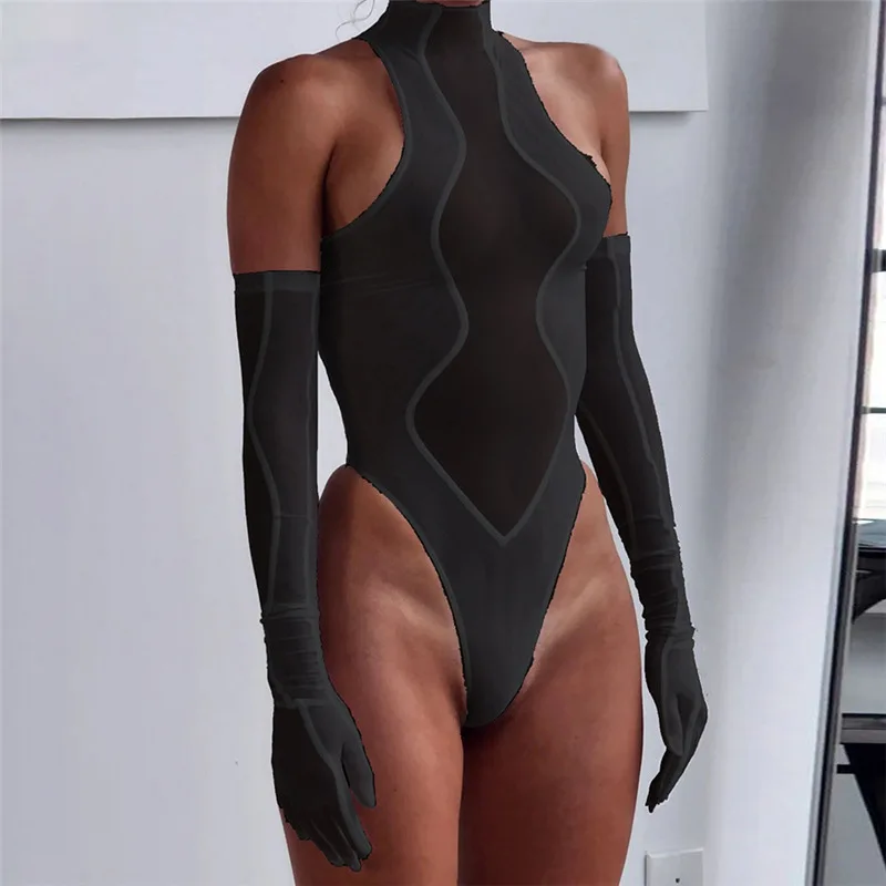 European And American Style 2022 Summer Women's New Sexy Mesh Splicing High Waist Tight Hip Wrap Sports Jumpsuit
European And American Style 2022 Summer Women's New Sexy Mesh Splicing High Waist Tight Hip Wrap Sports Jumpsuit