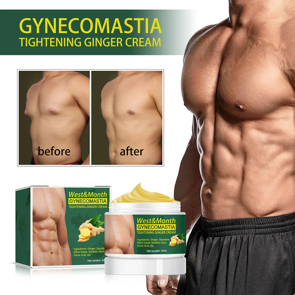 30ML Ginger Breast Firming Massage Cream For Men Fat Burning Weight Loss Breast Tightening Cream Convert Fat Into Muscle
30ML Ginger Breast Firming Massage Cream For Men Fat Burning Weight Loss Breast Tightening Cream Convert Fat Into Muscle