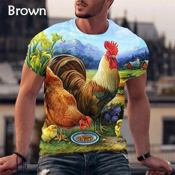 2023 Chicken 3d Printing T-shirt Fashion Funny Summer Men's Short-sleeved Top Oversized Men Clothing Camiseta 2XS-6XL
2023 Chicken 3d Printing T-shirt Fashion Funny Summer Men's Short-sleeved Top Oversized Men Clothing Camiseta 2XS-6XL