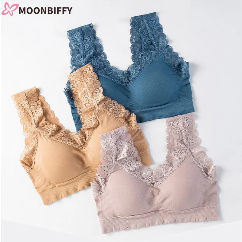 Sexy Lace Flowers Underwear Women Bras Bralette Top Ladies Beauty Back Lingerie Sports Push Up Bra Cozy Chest Tube Top 40-100kg
Sexy Lace Flowers Underwear Women Bras Bralette Top Ladies Beauty Back Lingerie Sports Push Up Bra Cozy Chest Tube Top 40-100kg