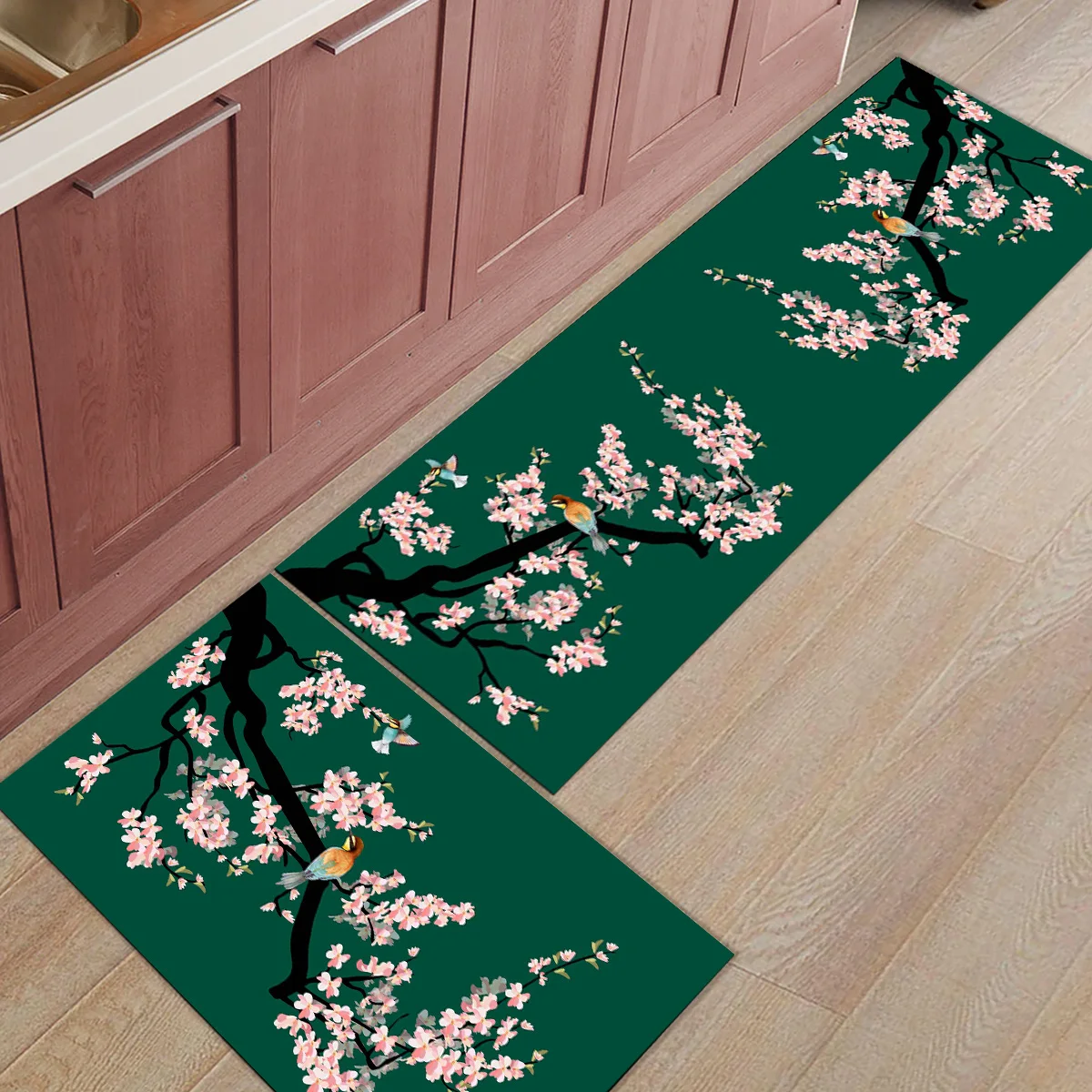 Набор ковриков для дверей в китайском стиле с цветами и птицами, коврики и коврики для дома, для кухонной и входной двери, коврики для входно... 
Набор ковриков для дверей в китайском стиле с цветами и птицами, коврики и коврики для дома, для кухонной и входной двери, коврики для входно...