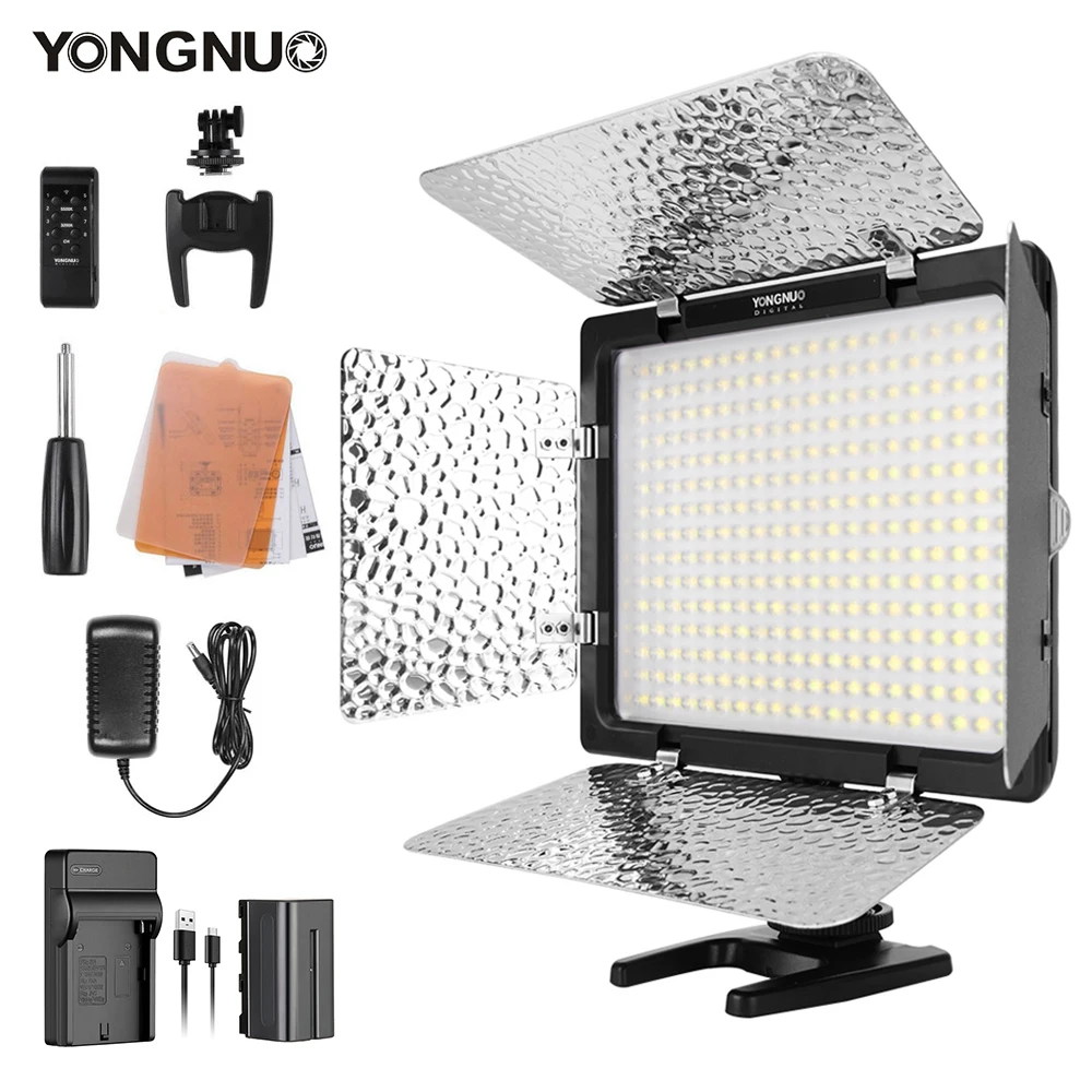 Yongnuo YN300 III YN300III 3200k-5500K CRI95 Camera Photo LED Video Light Optional with AC Power Adapter + NP770 Battery KIT
Yongnuo YN300 III YN300III 3200k-5500K CRI95 Camera Photo LED Video Light Optional with AC Power Adapter + NP770 Battery KIT