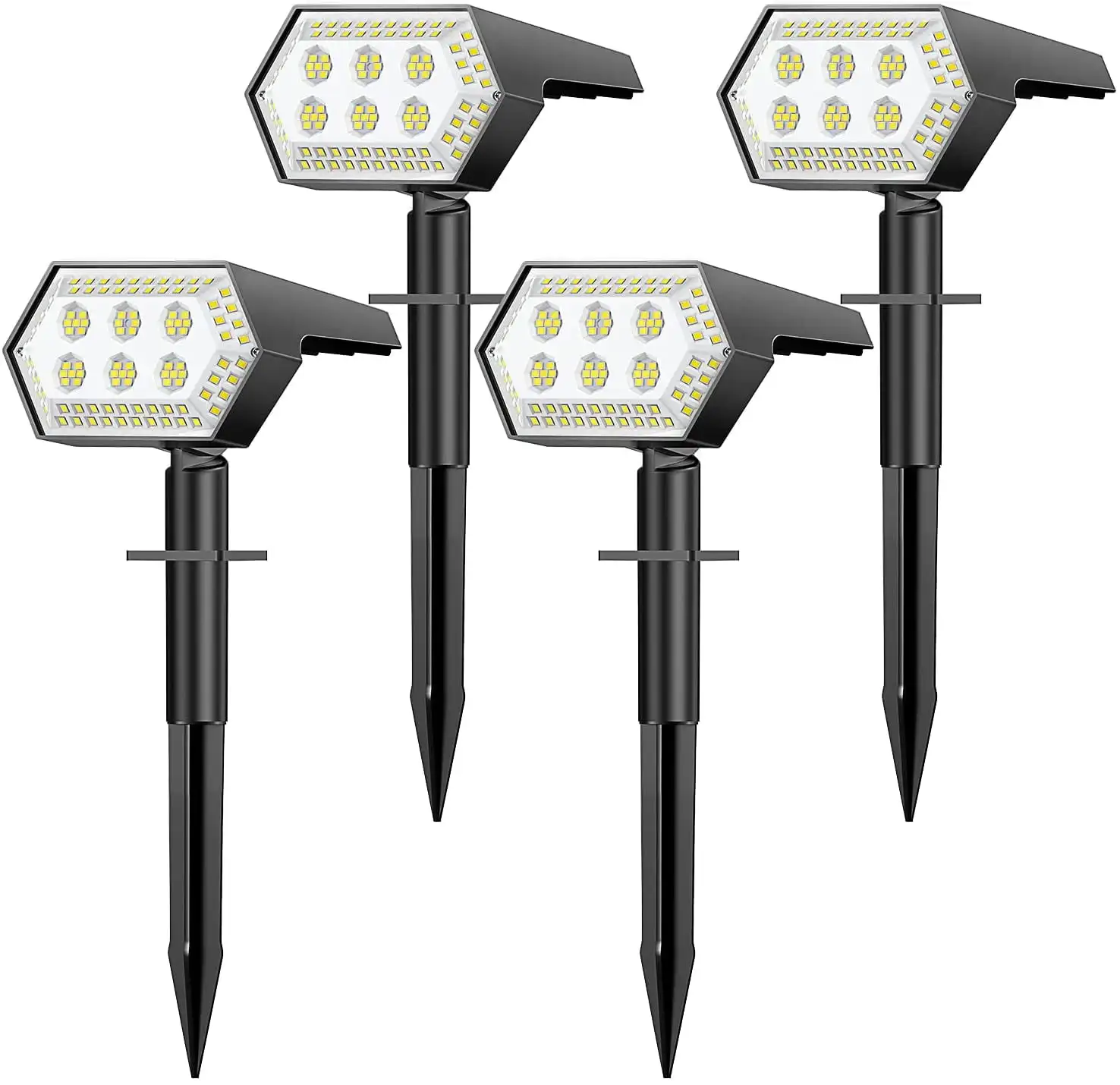 Solar Lights Garden Outdoor Landscaping Spotlights 107 LEDs 2-in-1 Wall Lights IP67 Waterproof, 4 Lighting Modes Security Light
Solar Lights Garden Outdoor Landscaping Spotlights 107 LEDs 2-in-1 Wall Lights IP67 Waterproof, 4 Lighting Modes Security Light