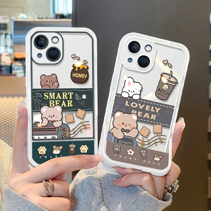 Case for IPhone 13 Pro 14 12 11 Plus X Xr Xs Max 7 8 SE 2022 2020 Cute Bear Cartoon Pattern Holder Stand Phone Cover Funda Coque
Case for IPhone 13 Pro 14 12 11 Plus X Xr Xs Max 7 8 SE 2022 2020 Cute Bear Cartoon Pattern Holder Stand Phone Cover Funda Coque