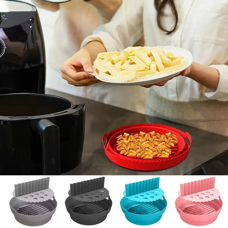 Air Fryer Silicone Pot Air Fryer Liner With Detachable Separator Pad Foldable Baking Molds Replacement Grill Pan Accessories
Air Fryer Silicone Pot Air Fryer Liner With Detachable Separator Pad Foldable Baking Molds Replacement Grill Pan Accessories