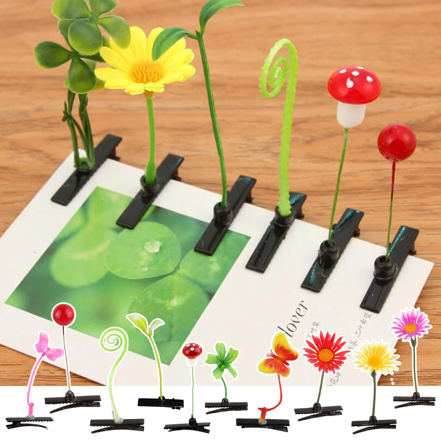 10Pcs/Set Bean Sprouts Hairpins Girls Cute Flower Plant Butterfly Hair Clips Hair Styling Tool Hair Accessories For Women
10Pcs/Set Bean Sprouts Hairpins Girls Cute Flower Plant Butterfly Hair Clips Hair Styling Tool Hair Accessories For Women