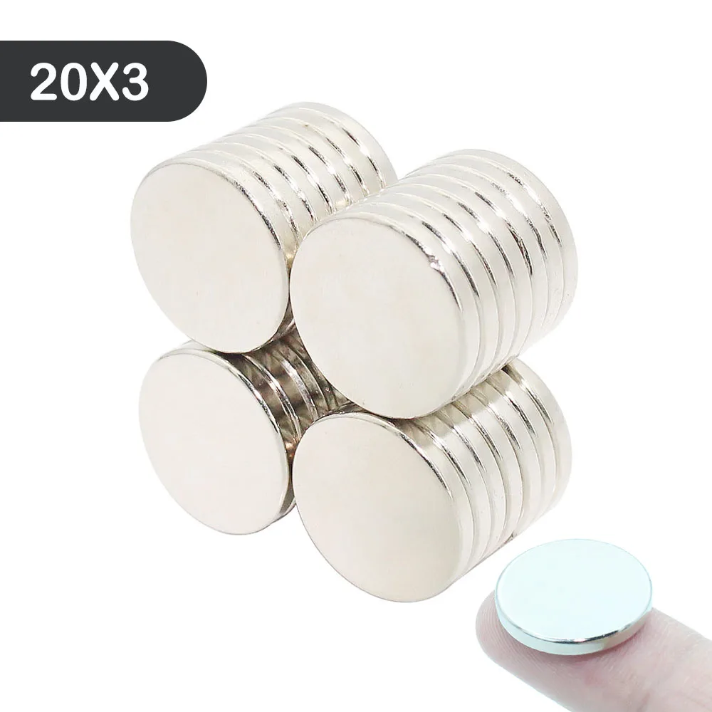 5/10/20/30/50 Pcs 20x3 Neodymium Magnet 20mm x 3mm N35 Round Magnet Super Powerful Strong Permanent Magnetic imanes Disc 20x3
5/10/20/30/50 Pcs 20x3 Neodymium Magnet 20mm x 3mm N35 Round Magnet Super Powerful Strong Permanent Magnetic imanes Disc 20x3