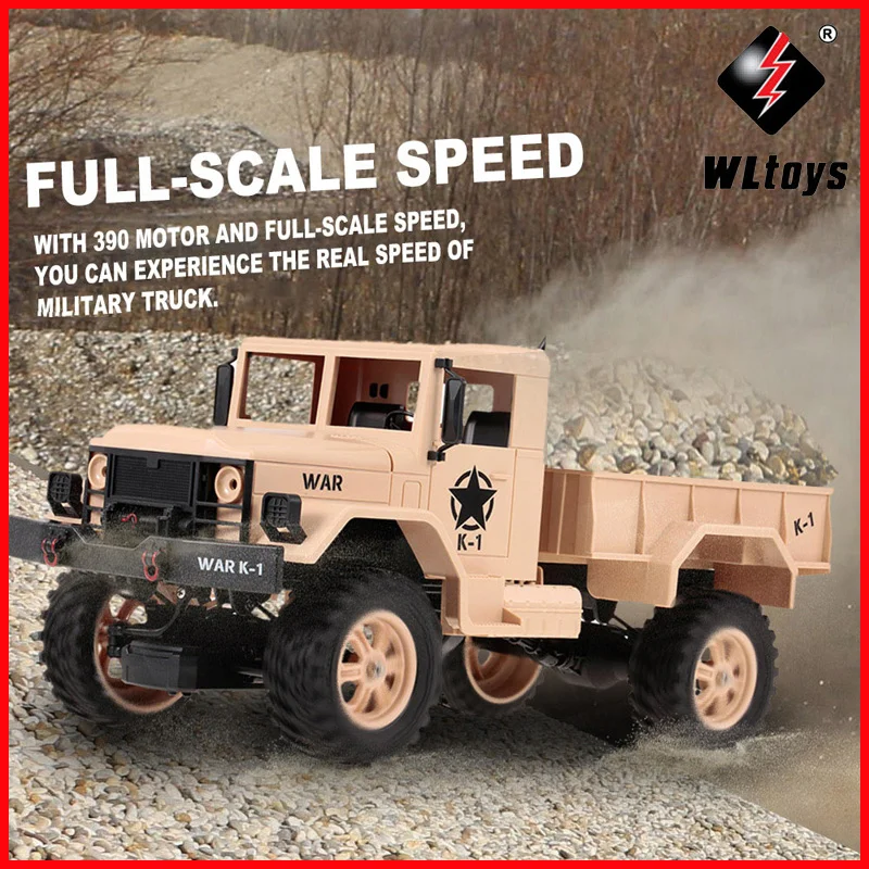 WLtoys 124302 1:12 RC Car 2.4GHz 4WD Full-Scale Speed 1200G Load Military Off-road RC Car for Beginners Toys for Children
WLtoys 124302 1:12 RC Car 2.4GHz 4WD Full-Scale Speed 1200G Load Military Off-road RC Car for Beginners Toys for Children