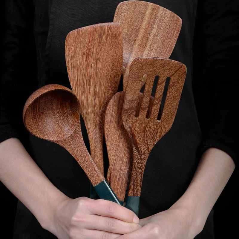 Wooden Cookware Set Kitchen Utensils Wood Accessories Cooking Accessories Set Non Stick Kitchenware Handle Turner Slotted Spoon
Wooden Cookware Set Kitchen Utensils Wood Accessories Cooking Accessories Set Non Stick Kitchenware Handle Turner Slotted Spoon