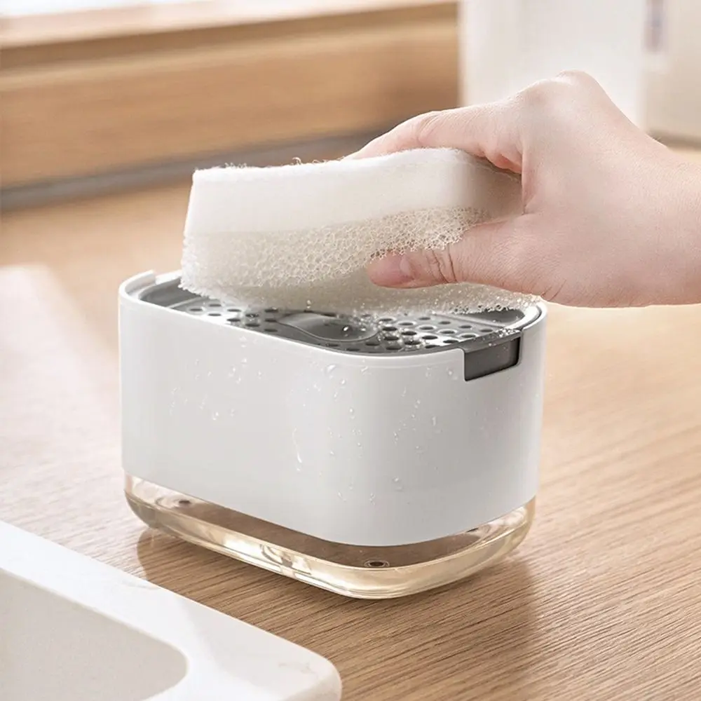Double Layer Soap Dispenser Plastic with Sponge Holder Press-Type Liquid Soap Box Press-Type Cleaning Liquid Container
Double Layer Soap Dispenser Plastic with Sponge Holder Press-Type Liquid Soap Box Press-Type Cleaning Liquid Container