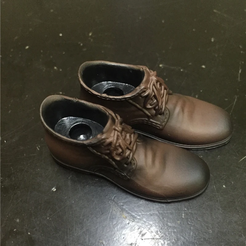 1/6 Scale black brown action figure Accessories Black Plastic Leather Shoes With foot shape Inside for joint male figure body
1/6 Scale black brown action figure Accessories Black Plastic Leather Shoes With foot shape Inside for joint male figure body