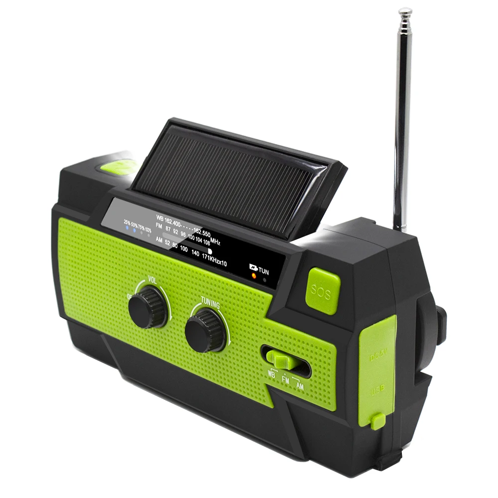 Survival Hand Crank solar generator Powered Emergency Rechargeable LED Flashlight
Survival Hand Crank solar generator Powered Emergency Rechargeable LED Flashlight
