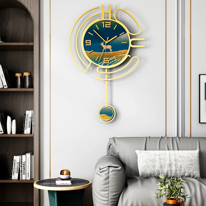 Luxury Pendulum Wall Clock Quartz Silent Nordic Art Unique Wall Clock Living Room Home 3d Reloj De Pared Wall Decor HX50NU
Luxury Pendulum Wall Clock Quartz Silent Nordic Art Unique Wall Clock Living Room Home 3d Reloj De Pared Wall Decor HX50NU