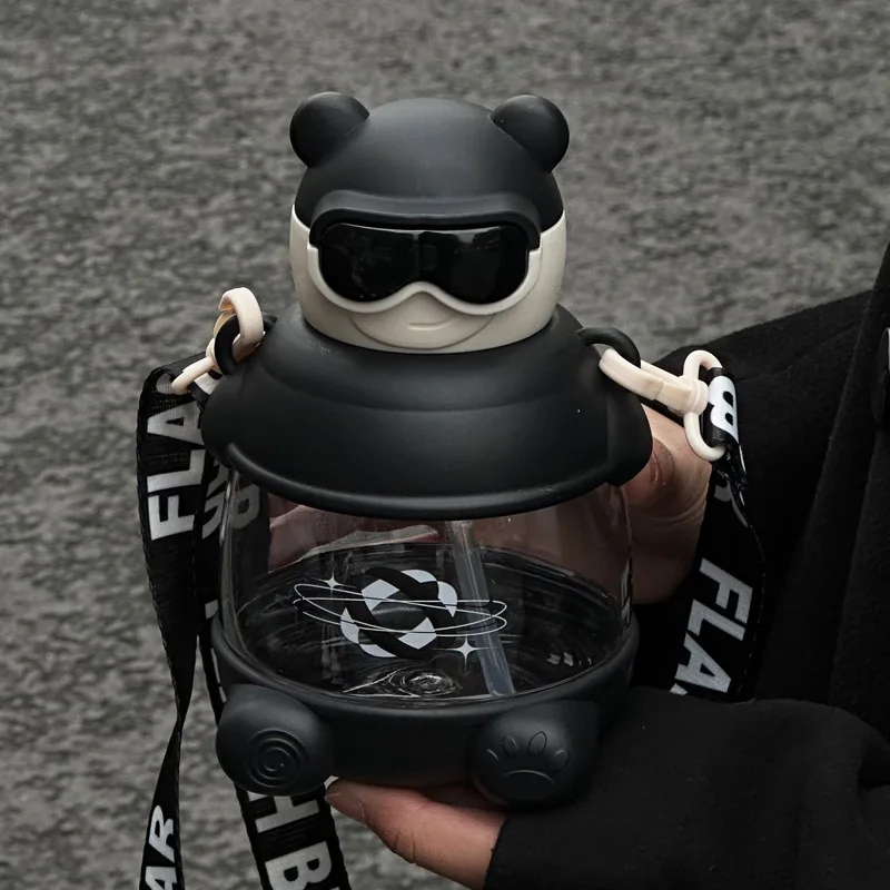 New Plastic Straw Cup Sports Water Bottle Student Drinking Cup with Strap 
New Plastic Straw Cup Sports Water Bottle Student Drinking Cup with Strap