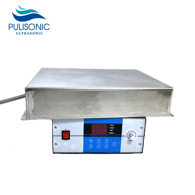 40khz 2KW Digital Generator And Underwater Piezoelectric Transducer Ultrasound Cleaner Used On Hardware Machinery Factory
40khz 2KW Digital Generator And Underwater Piezoelectric Transducer Ultrasound Cleaner Used On Hardware Machinery Factory