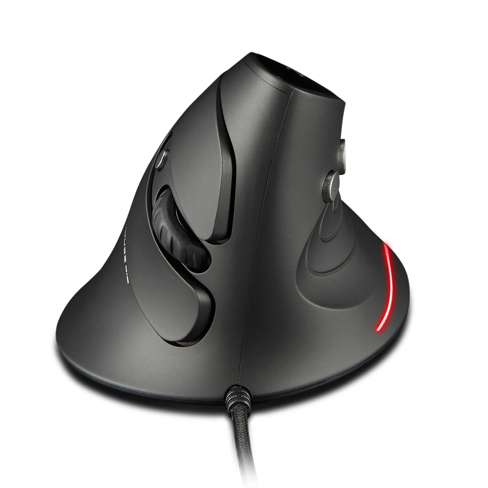ZELOTES T-30 Wired Optical Mouse Vertical Mouse USB Wired Gaming Mouse 6 Keys Ergonomic Mice with 4
ZELOTES T-30 Wired Optical Mouse Vertical Mouse USB Wired Gaming Mouse 6 Keys Ergonomic Mice with 4