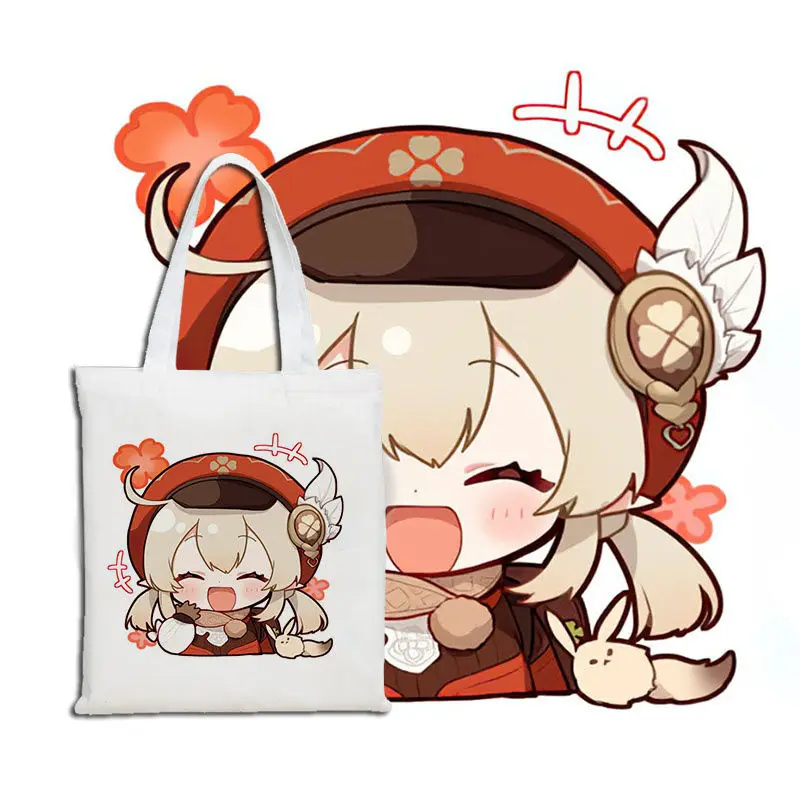 Hot Game Genshin Impact Klee Girls Canvas Shoulder Bag Shopping Bags Cotton Cloth Fabric Grocery Handbags
Hot Game Genshin Impact Klee Girls Canvas Shoulder Bag Shopping Bags Cotton Cloth Fabric Grocery Handbags