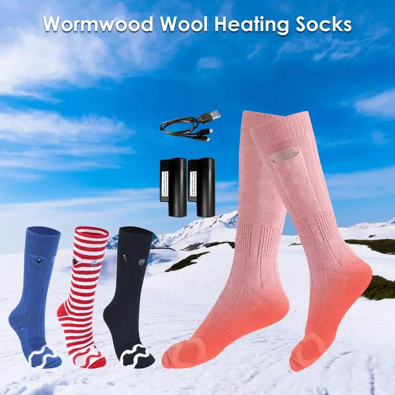 Outdoor Ski Heating Socks High Tensile Strength Temperature Adjustment Socks Velvet Thickened Long Tube Warm Heating Socks
Outdoor Ski Heating Socks High Tensile Strength Temperature Adjustment Socks Velvet Thickened Long Tube Warm Heating Socks