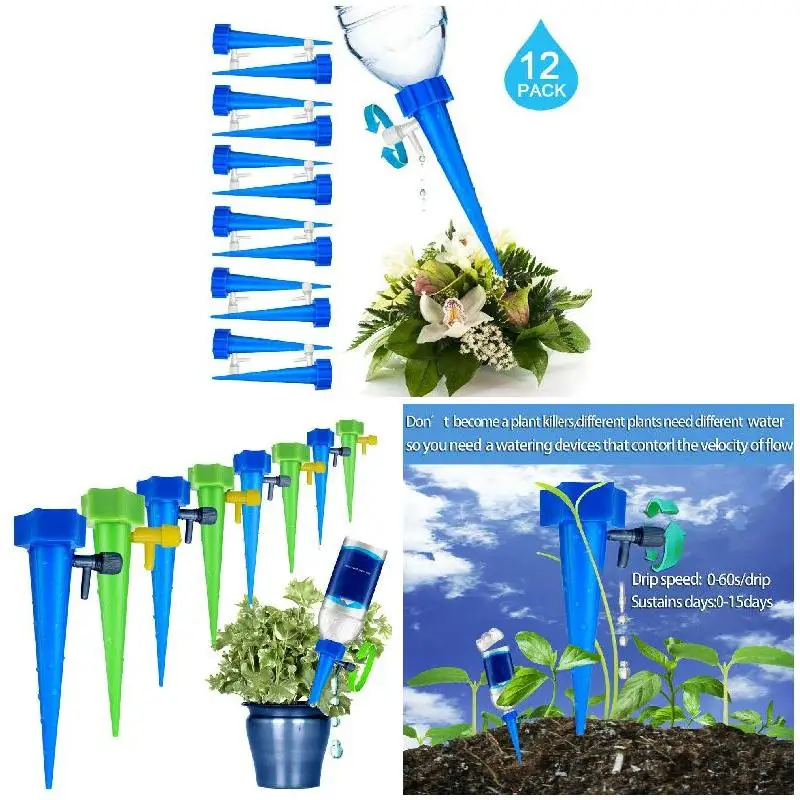 Hot Sale 12Pcs Plant Water Funnel Flower Drip Spikes Automatically Watering Tools Watering Kit Irrigation Garden Supplies Garden
Hot Sale 12Pcs Plant Water Funnel Flower Drip Spikes Automatically Watering Tools Watering Kit Irrigation Garden Supplies Garden