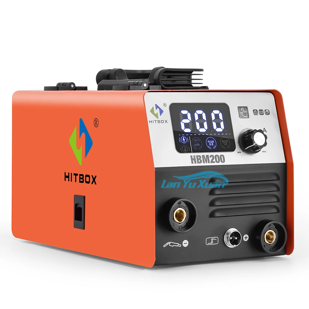 

HITBOX MIG welding machine 200Amp HBM200 MIG Gasless MMA 2 in 1 IGBT inverter welder