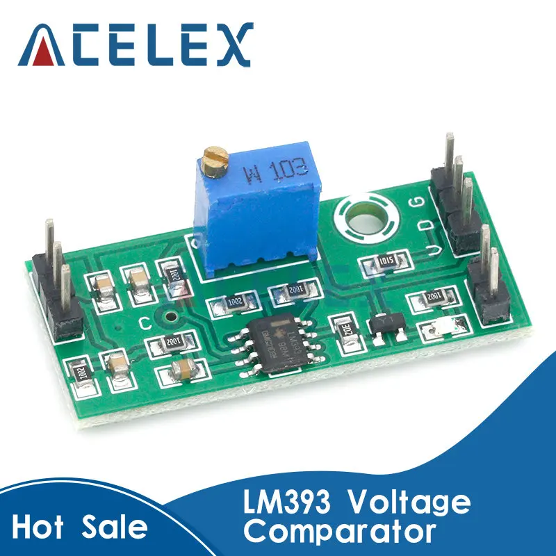 LM393 Voltage Comparator Module Signal Waveform Adjustable High Low Level/Load Drive Dual Channel 4.5-28V High Voltage Module
LM393 Voltage Comparator Module Signal Waveform Adjustable High Low Level/Load Drive Dual Channel 4.5-28V High Voltage Module