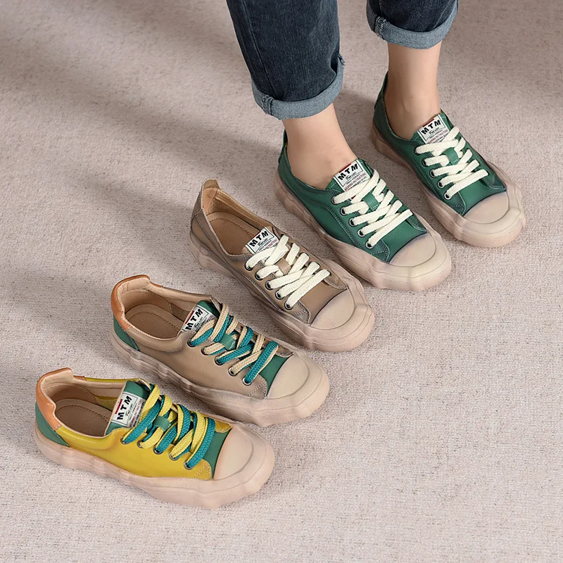 YourSeason Genuine Leather Lace Up Sneakers Ladies Casual Sewing 2022 Women Spring Autumn Concise Leisure Platform Shoes
YourSeason Genuine Leather Lace Up Sneakers Ladies Casual Sewing 2022 Women Spring Autumn Concise Leisure Platform Shoes