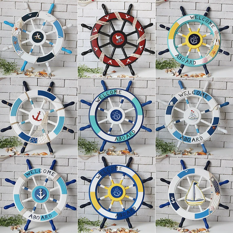 Mediterranean Style Helmsman Ornaments Home Decoration Living Room Photos Wall Hanging Wood Crafts Boat Rudder Small Ornaments
Mediterranean Style Helmsman Ornaments Home Decoration Living Room Photos Wall Hanging Wood Crafts Boat Rudder Small Ornaments