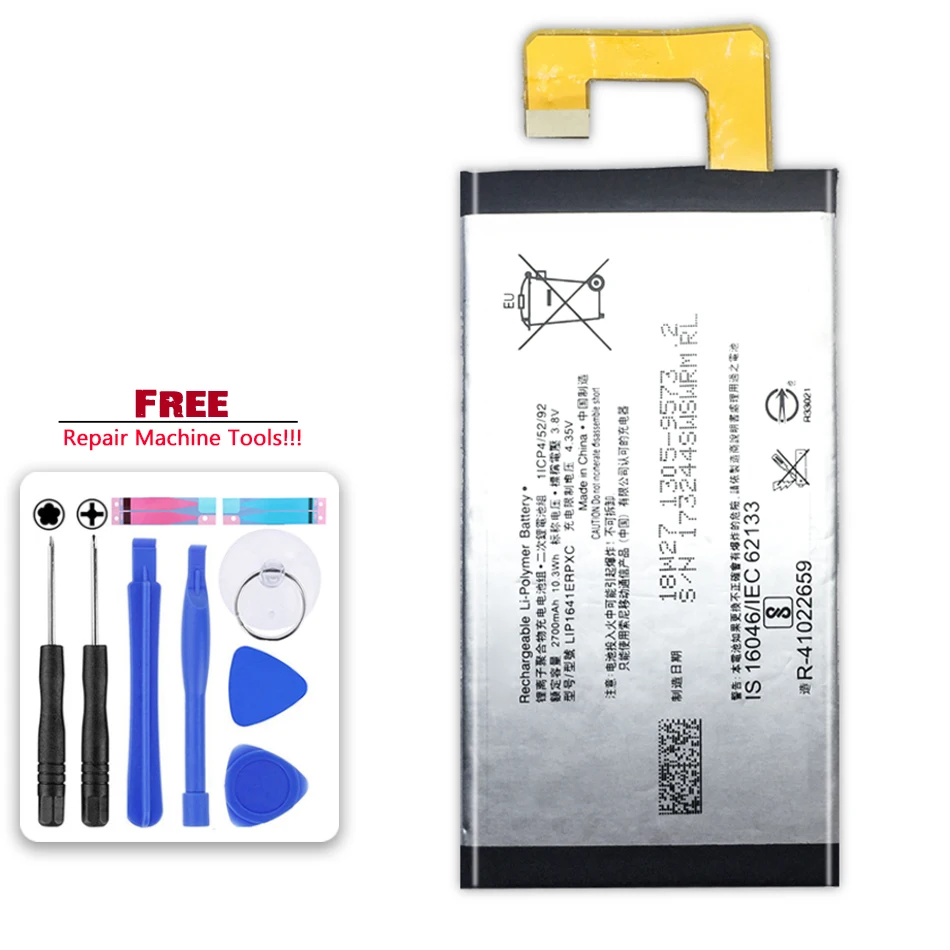 LIP1641ERPXC For Sony XA1 Ultra XA1U G3226 C7 Rechargeable Li-ion Polymer Battery Mobile Phone Replacement Battery
LIP1641ERPXC For Sony XA1 Ultra XA1U G3226 C7 Rechargeable Li-ion Polymer Battery Mobile Phone Replacement Battery