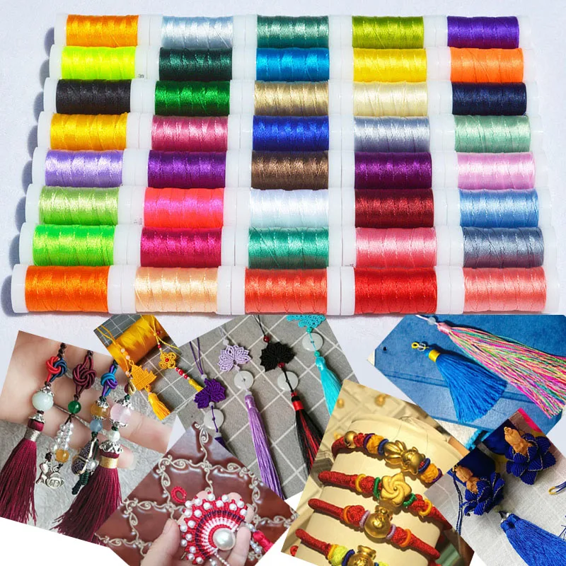 1 Roll DIY Nylon Cord 0.2-0.8mm Chinese Knotting Macrame Cord Beading Thread String Braided Necklace Bracelet Jewelry Making
1 Roll DIY Nylon Cord 0.2-0.8mm Chinese Knotting Macrame Cord Beading Thread String Braided Necklace Bracelet Jewelry Making