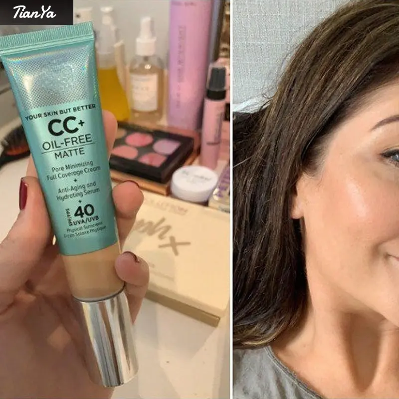 32ML Facial Foundation CC BB Cream Concealer SPF 40 Whitening Waterproof Full Coverage Facial Makeup Brightening Cosmetics
32ML Facial Foundation CC BB Cream Concealer SPF 40 Whitening Waterproof Full Coverage Facial Makeup Brightening Cosmetics