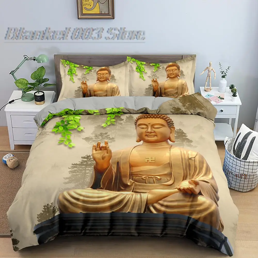Buddha Meditation Printing Bedding Set Bedclothes Bed Cover Sets 2/3 Pieces King Queen Home Textiles Twin Full Quilt Covers
Buddha Meditation Printing Bedding Set Bedclothes Bed Cover Sets 2/3 Pieces King Queen Home Textiles Twin Full Quilt Covers