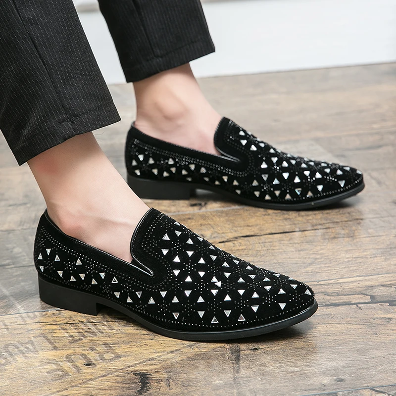 Dress Shoes Men Formal Gentleman Elegant Fashion Luxury Shoes for Men Loafers Men Large Size 38-47 Evening Footwear Party Shoes
Dress Shoes Men Formal Gentleman Elegant Fashion Luxury Shoes for Men Loafers Men Large Size 38-47 Evening Footwear Party Shoes