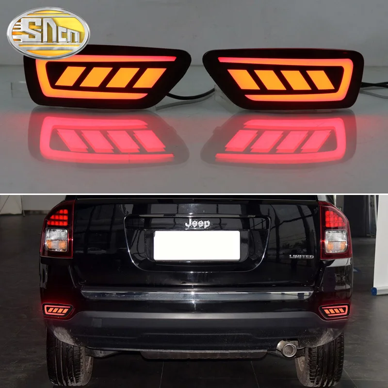 2PCS For Jeep Compass 2011 - 2015 3-in-1 Functions 12V LED Bumper Light Rear Fog Lamp Brake Light Dynamic Turn Signal Reflector 
2PCS For Jeep Compass 2011 - 2015 3-in-1 Functions 12V LED Bumper Light Rear Fog Lamp Brake Light Dynamic Turn Signal Reflector