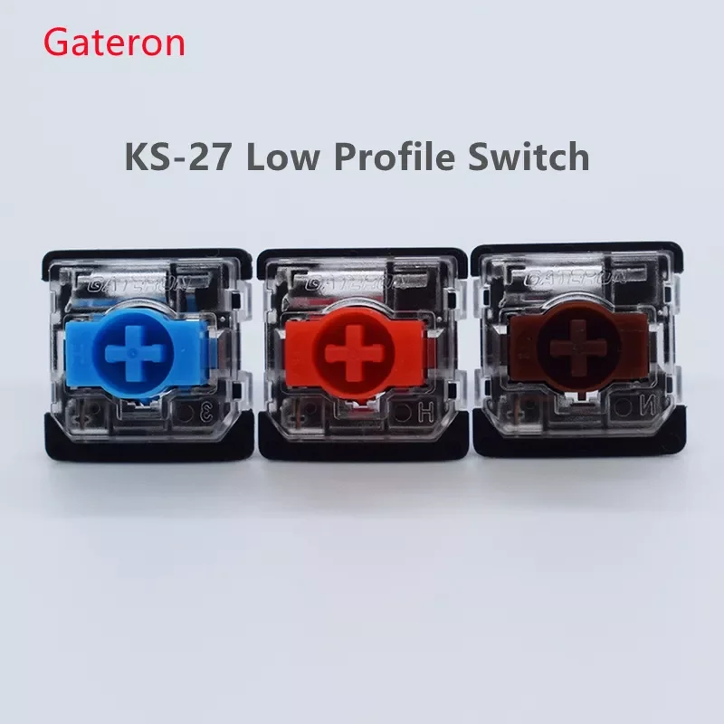 Gateron Low Profile Switch for Mechanical Keyboard Red Blue Brown Switch Custom Keyboard 3 Pin PC Game Bluetooth Keyboard
Gateron Low Profile Switch for Mechanical Keyboard Red Blue Brown Switch Custom Keyboard 3 Pin PC Game Bluetooth Keyboard