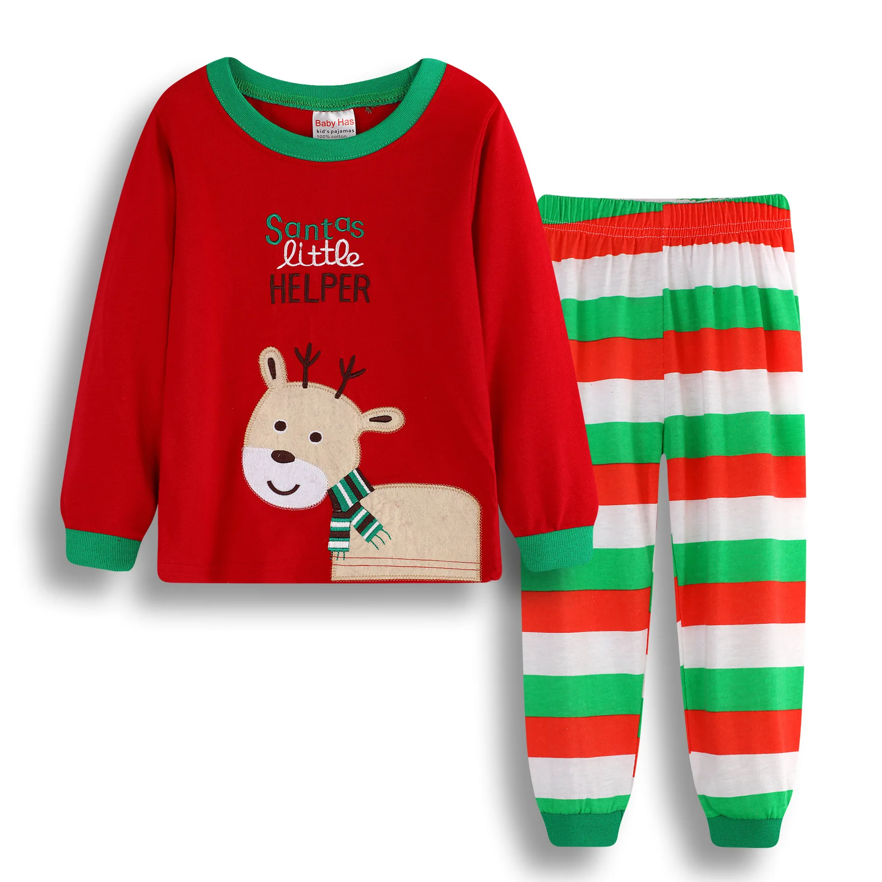 Kids Pajamas Sets Baby Boys Clothes Girls Sleepwear Nightwear Children Xmas Moose Fairy Christmas Pyjamas Cotton Clothing Suit
Kids Pajamas Sets Baby Boys Clothes Girls Sleepwear Nightwear Children Xmas Moose Fairy Christmas Pyjamas Cotton Clothing Suit