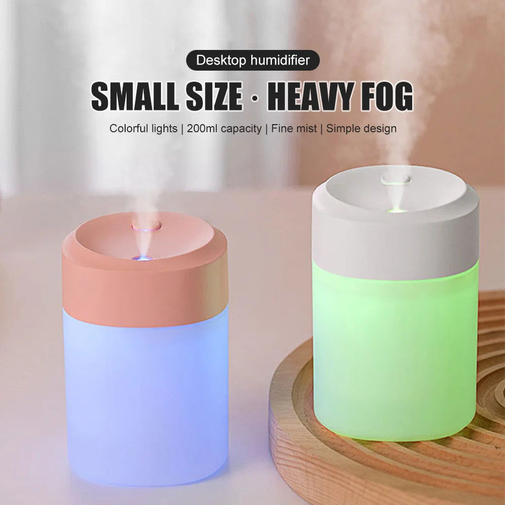 200ml Portable Mini Humidifier USB Powered With LED Light Car Home Humidifier Aroma Essential Oil Diffuser Interior Accessories
200ml Portable Mini Humidifier USB Powered With LED Light Car Home Humidifier Aroma Essential Oil Diffuser Interior Accessories