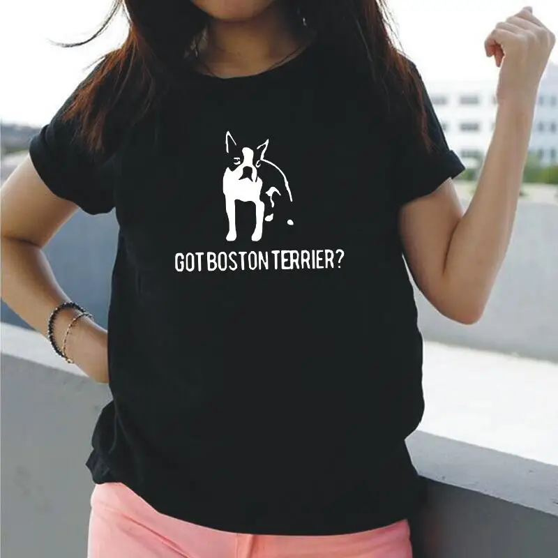 Funny Got Boston Terrier Print Cotton T Shirt Women Tops Summer Short Sleeve T Shirt Femme Casual Harajuku Tshirt Camiseta Mujer 
Funny Got Boston Terrier Print Cotton T Shirt Women Tops Summer Short Sleeve T Shirt Femme Casual Harajuku Tshirt Camiseta Mujer