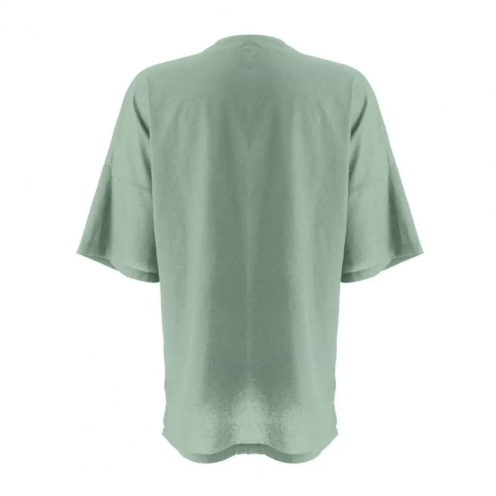 Three-quarter Sleeve Shirts Vintage Loose Women's Cardigan Soft Breathable Three Quarter Sleeve Top Blouse for Fall Spring
Three-quarter Sleeve Shirts Vintage Loose Women's Cardigan Soft Breathable Three Quarter Sleeve Top Blouse for Fall Spring