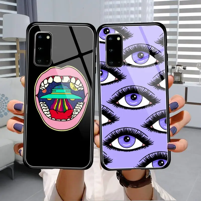 Funny Cartoon Mouth Phone Case Tempered Glass For Samsung S22 S21 S20 S10 ultra pro plus S9 S8 Note20 10 9Ultra Pro Phone Covers
Funny Cartoon Mouth Phone Case Tempered Glass For Samsung S22 S21 S20 S10 ultra pro plus S9 S8 Note20 10 9Ultra Pro Phone Covers