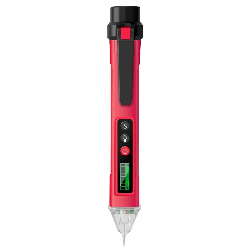 Electric Indicator 12V-1000V Non-Contact Socket Wall AC Power Voltage Detector Sensor Tester Pen LED Light AC 110V-220V VC1010
Electric Indicator 12V-1000V Non-Contact Socket Wall AC Power Voltage Detector Sensor Tester Pen LED Light AC 110V-220V VC1010