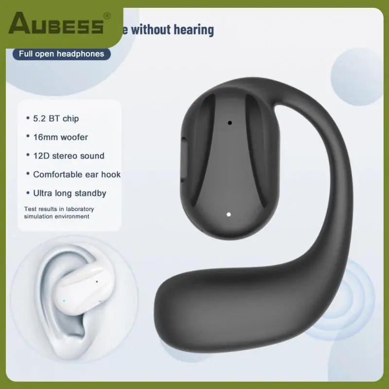 Stereo Sound Wireless Headset Single Ear-hook 5.2 Headset Handsfree Waterproof Music Earphone Waterproof Sports Bass
Stereo Sound Wireless Headset Single Ear-hook 5.2 Headset Handsfree Waterproof Music Earphone Waterproof Sports Bass