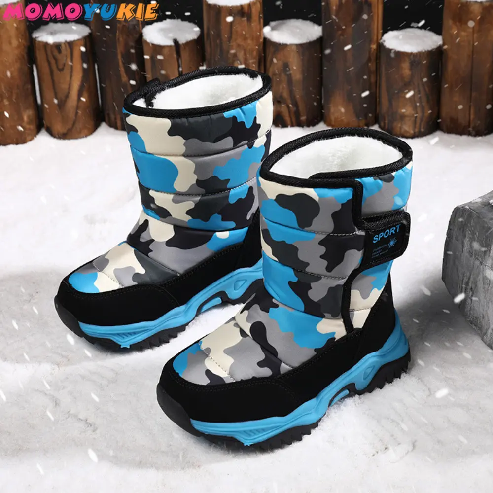 2022 Winter Warm Waterproof Kids Boots Child Sneaker Fur Snow Boots Children Furry ShoesBoys Girl Non-slip ventilation Leather
2022 Winter Warm Waterproof Kids Boots Child Sneaker Fur Snow Boots Children Furry ShoesBoys Girl Non-slip ventilation Leather