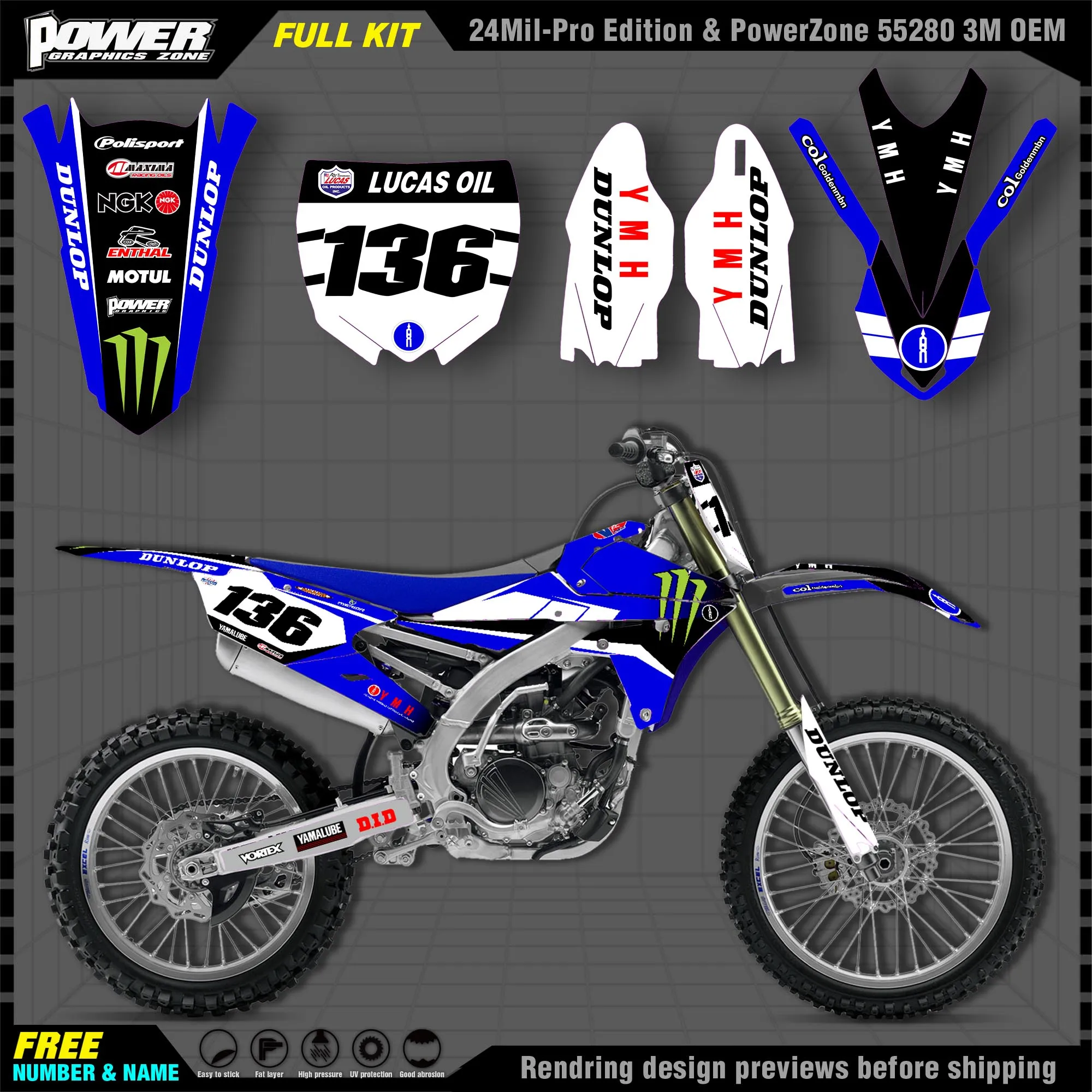 Персонализированные графические фоны PowerZone Team, наклейки 3M, Набор наклеек для YAMAHA 14-18 YZ250F 15-18 YZ250FX WRF250 14-17 YZ450F 006
Персонализированные графические фоны PowerZone Team, наклейки 3M, Набор наклеек для YAMAHA 14-18 YZ250F 15-18 YZ250FX WRF250 14-17 YZ450F 006