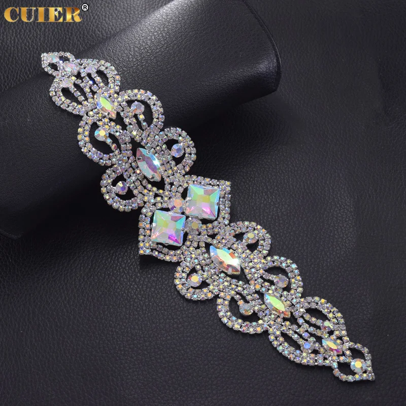2pcs/lot Sew on Rhinestone Belt Patches Appliques for Wedding Dress Crystal AB Glass Rhinestones Clothing Sash SewingDIY Patches
2pcs/lot Sew on Rhinestone Belt Patches Appliques for Wedding Dress Crystal AB Glass Rhinestones Clothing Sash SewingDIY Patches