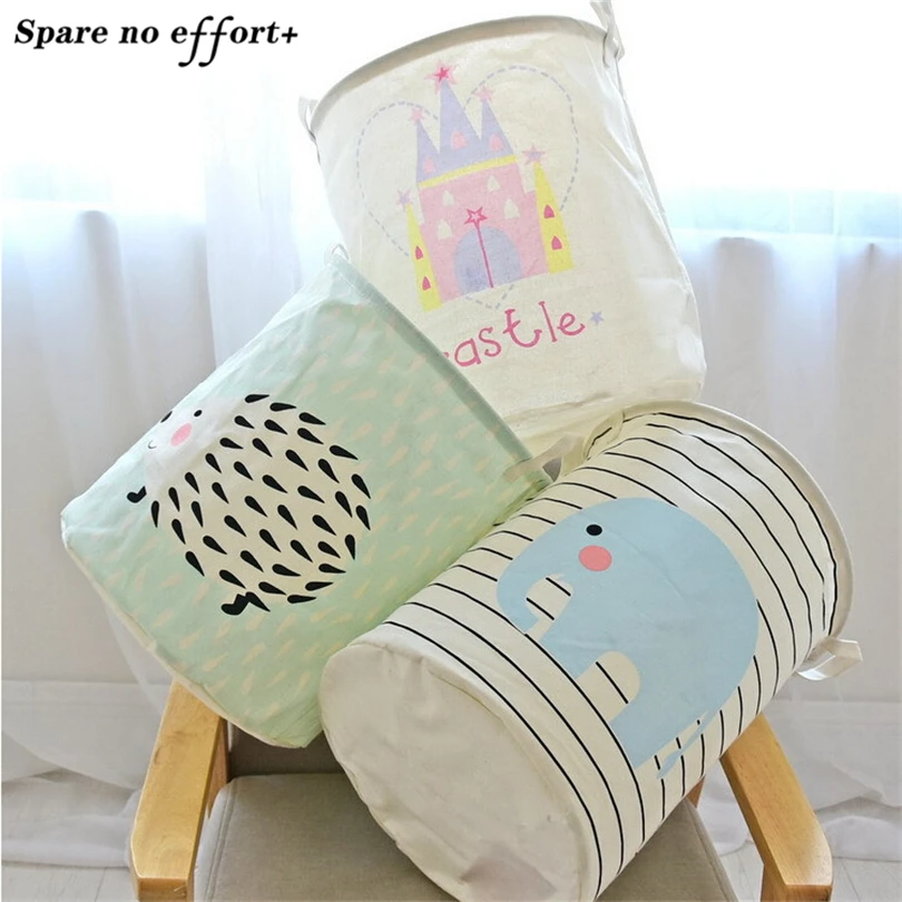 Cotton Linen Fabric Foldable Cartoon Clothes large Castle Laundry Storage Buckets Bags kids Toy Storage Basket free shipping
Cotton Linen Fabric Foldable Cartoon Clothes large Castle Laundry Storage Buckets Bags kids Toy Storage Basket free shipping