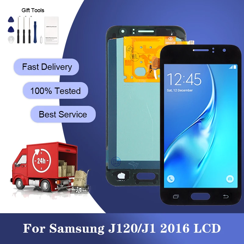 OLED J1 2016 Display For Samsung Galaxy J120 Lcd Touch Screen Digitizer J120F J120H J120G Assembly Free Ship Wholesale
OLED J1 2016 Display For Samsung Galaxy J120 Lcd Touch Screen Digitizer J120F J120H J120G Assembly Free Ship Wholesale