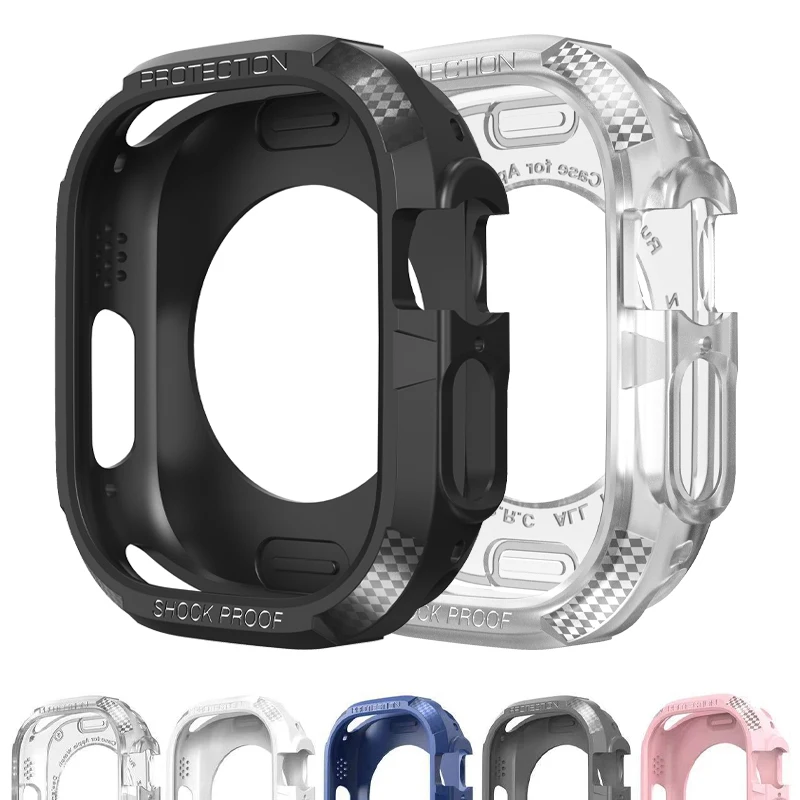 TPU Cover for Apple Watch Ultra Case 49mm 45mm 41mm 44mm 40mm 42mm Bumper Protector for Iwatch Series SE 8 Ultra 7 6 5 4 3 49
TPU Cover for Apple Watch Ultra Case 49mm 45mm 41mm 44mm 40mm 42mm Bumper Protector for Iwatch Series SE 8 Ultra 7 6 5 4 3 49