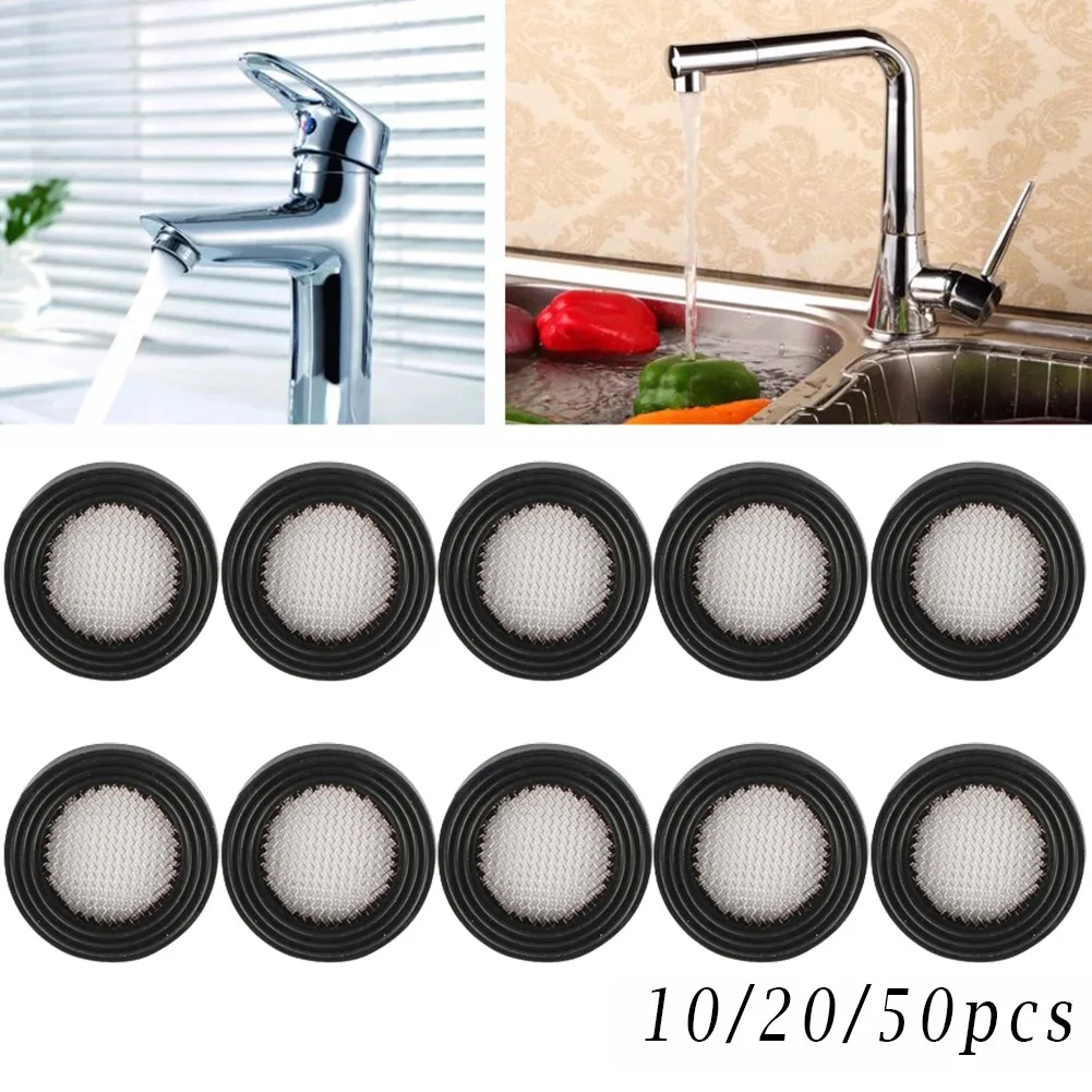 20/50 Pcs Faucet Filter Rubber Gasket Stainless Steel Black Sprinkler Faucet Filter Impurities Cleaning Water Protection
20/50 Pcs Faucet Filter Rubber Gasket Stainless Steel Black Sprinkler Faucet Filter Impurities Cleaning Water Protection